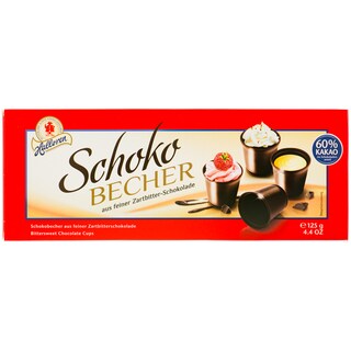 Halloren | Cupe de ciocolata neagra 125g