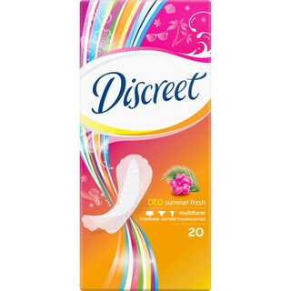 Discreet | Absorbante zilnice Summer fresh 20 bucati