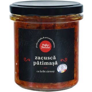 Pofta Focului | Zacusca de hribi  300g