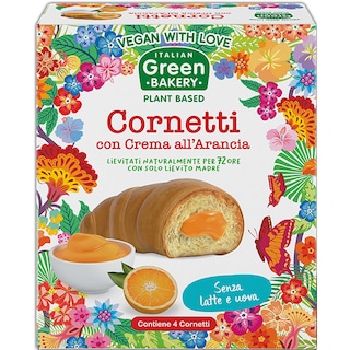 Italian Green Bakery | Croissant cu crema de portocale 180g
