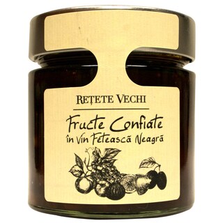Retete Vechi | Fructe confiate in vin 200g