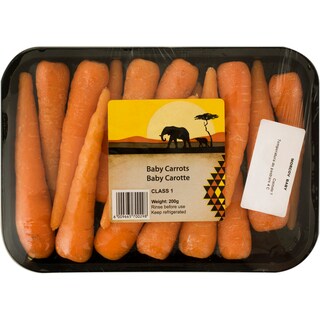 (produs ambalat) | Mini morcovi Cal 1 200g