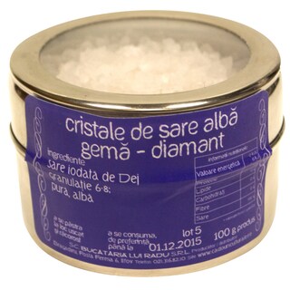 Bucataria lui Radu | Cutie magnetica cu sare diamant 100g