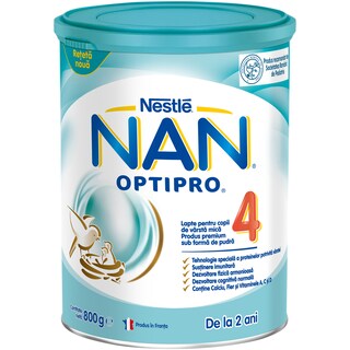 NAN Optipro | Lapte praf Optipro 4, de la 2 ani 800g