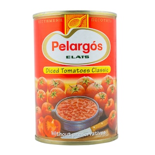 Pelargos | Rosii taiate cuburi 400g