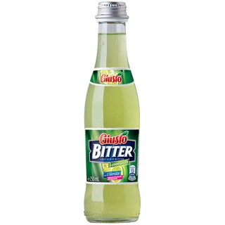 Giusto | Bautura racoritoare carbogazoasa Bitter Lemon Green 250ml
