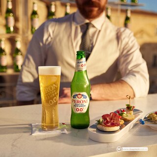 Peroni Nastro Azzurro | Bere blonda fara alcool 0.33L
