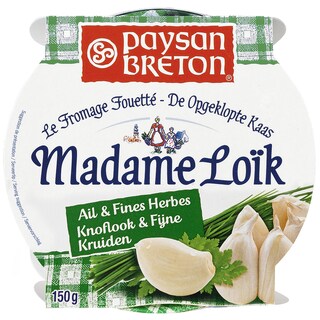 Paysan Breton | Madame Loik | Branza cremoasa cu usturoi si ierburi 150g