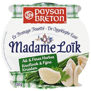 Paysan Breton | Madame Loik | Branza cremoasa cu usturoi si ierburi 150g