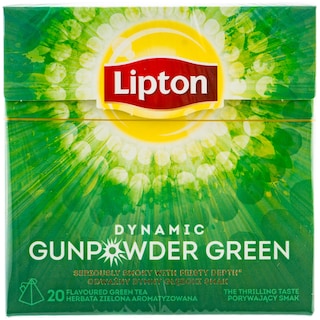 Lipton | Ceai verde Gunpowder 20 plicuri 20x1.8g