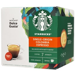 Cafea Espresso Single Origin Colombia, 12 capsule
