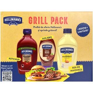 Hellmann's | Pachet cu sosuri pentru gratar