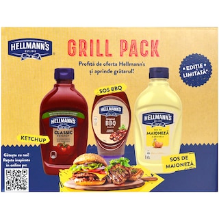 Hellmann's | Pachet cu sosuri pentru gratar