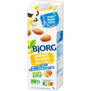Bjorg | Bautura vegetala bio pe baza de migdale, cu vanilie 1L
