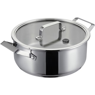 MasterChef | Cratita din otel inoxidabil cu capac din sticla