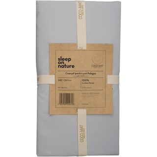 COCO-MAT | Cearsaf pentru pat, 240x260cm, gri