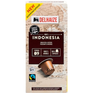 Delhaize | Indonezia | Cafea Indonesia, 10 capsule