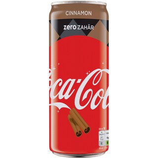 Coca-Cola | Bautura carbogazosa cu aroma de scortisoara si zero zahar 0.33l