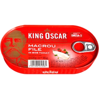 King Oscar | Macrou file in sos tomat 170g