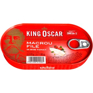 King Oscar | Macrou file in sos tomat 170g