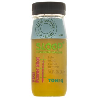 Sloop | Vegi Power Shot kale, castravete, spanac si turmeric 125ml