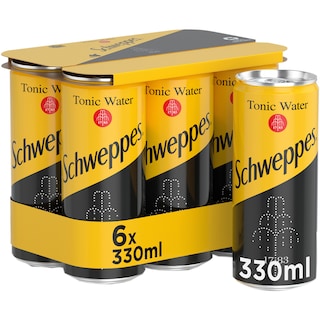 Schweppes | Apa tonica  6x330ml