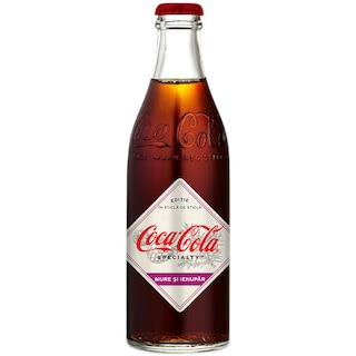 Coca-Cola Specialty | Bautura racoritoare carbogazoasa cu gust de mure si ienupar 250ml