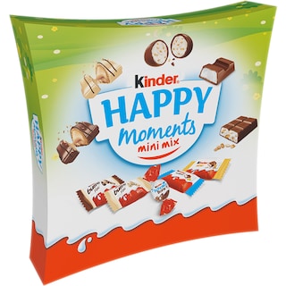 Kinder Happy Moments | Ciocolata cu lapte Mini Mix 242g