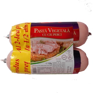 Campofrio | Pasta vegetala cu ciuperci 2x150g
