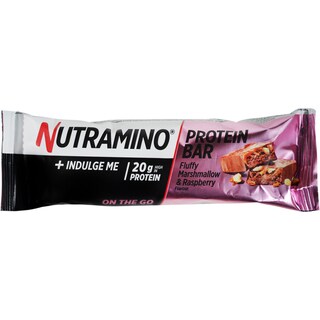 Nutramino | Baton proteic cu ciocolata, bezea si zmeura 64g