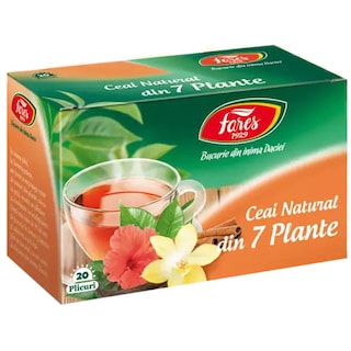 Fares | Natural | Ceai din 7 plante 20x1.8g