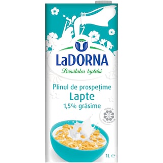 LaDORNA | Lapte de consum cu 1.5% grasime 1L