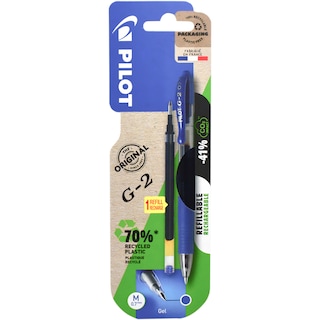 Pilot | Pix roller gel albastru 0.7 mm + rezerva