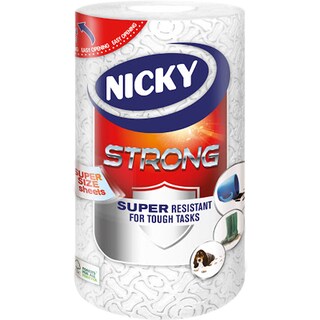 Nicky | Strong | Prosoape de bucatarie 2 straturi, 1 rola, 80 foi