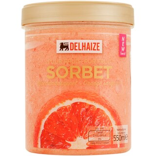 Delhaize | Sorbet cu portocale rosii 550ml