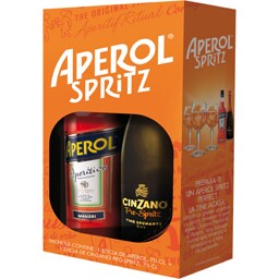 Aperol Spritz 0.7L + Cinzano vin spumant dry 0.75L