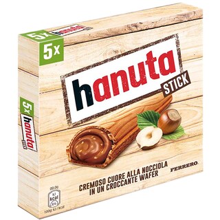 Hanuta | Napolitana stick cu crema de alune 90g