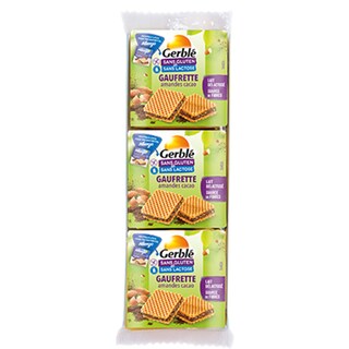 Gerble | Napolitane fara gluten si fara lactoza cu ciocolata si migdale 63g