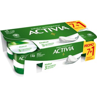 Activia | Iaurt cu Bifidus ActiRegularis, 3.4% grasime 8x125g