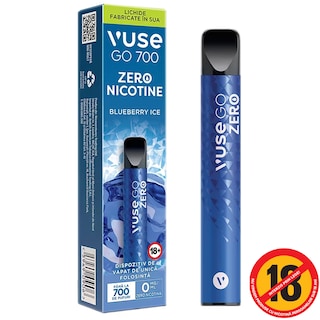 Vuse Go | Tigareta electronica Bluberry Ice 700 zero nicotina
