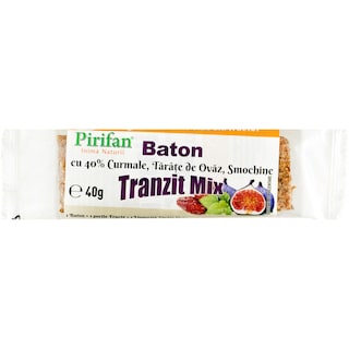 Pirifan | Tranzit mix | Baton cu smochine si curmale 40g