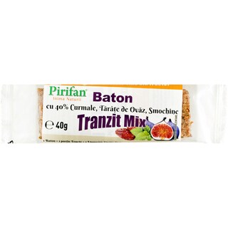 Pirifan | Tranzit mix | Baton cu smochine si curmale 40g