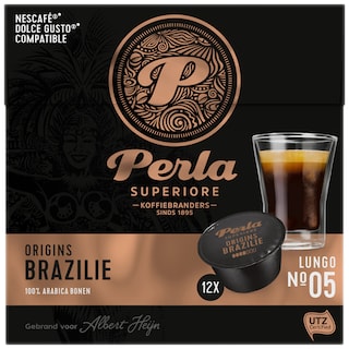 Perla | Superiore | Cafea Origins Brazilia, Lungo NO5, 12 capsule
