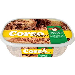 Corso | Dream | Inghetata cu aroma de ciocolata si alune 450g