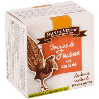 Jean De Veyrac | Terina de fazan cu stafide aurii 65g
