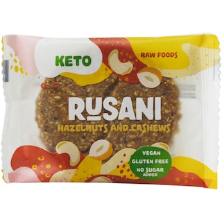 Rusani | Cookie Keto cu alune si caju 40g