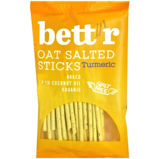 Bettr | Sticksuri din ovaz bio cu curcuma 50g
