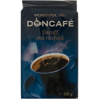 Doncafe | Cafea prajita si macinata decofeinizata 250g