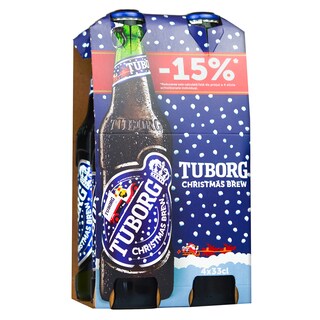 Tuborg | Christmas Brew | Bere bruna 4x0.33L