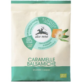 Alce Nero | Caramele balsamice bio cu miere si propolis 100g